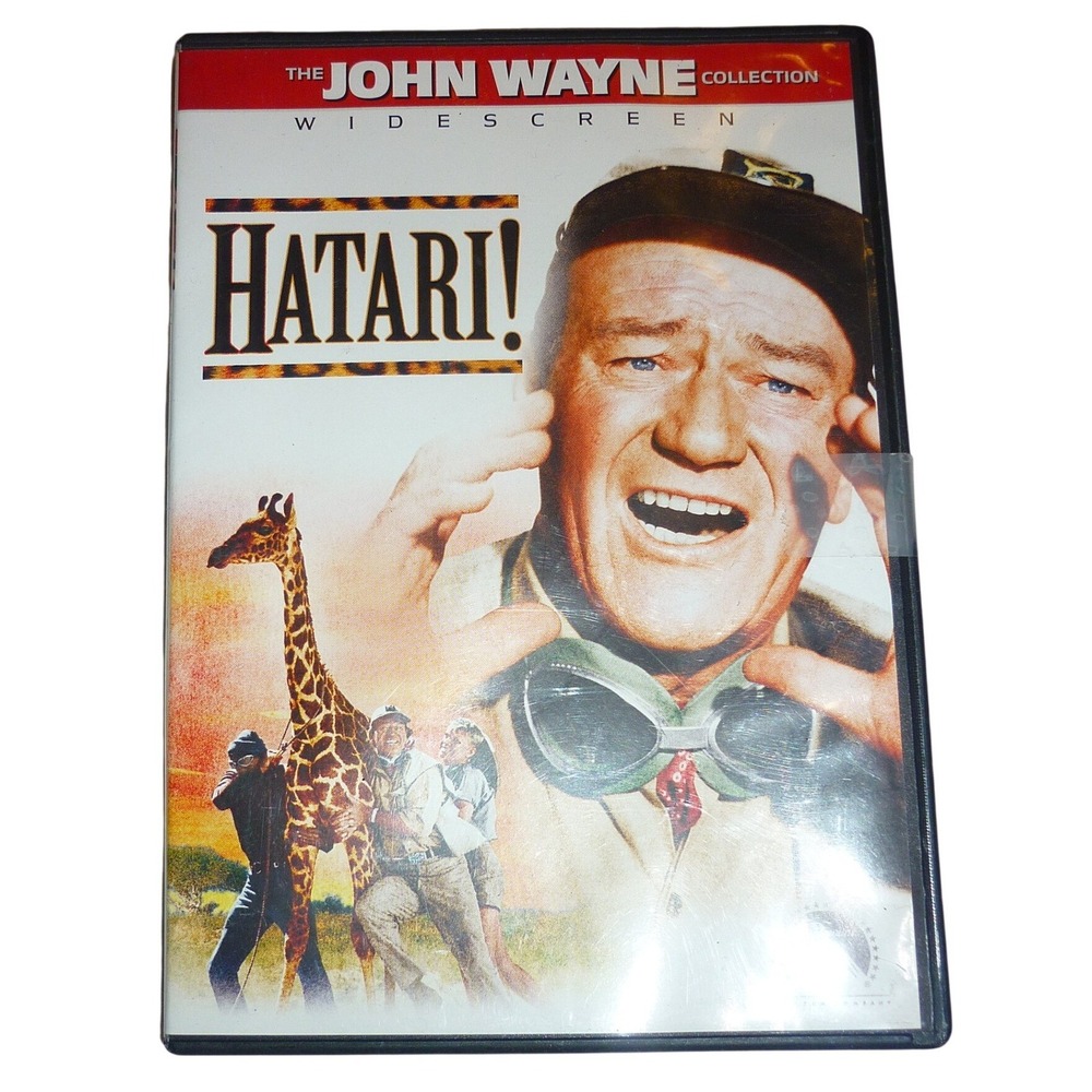 Hatari! DVD John Wayne Collection Widescreen 1962 Adventure Movie Howard Hawks